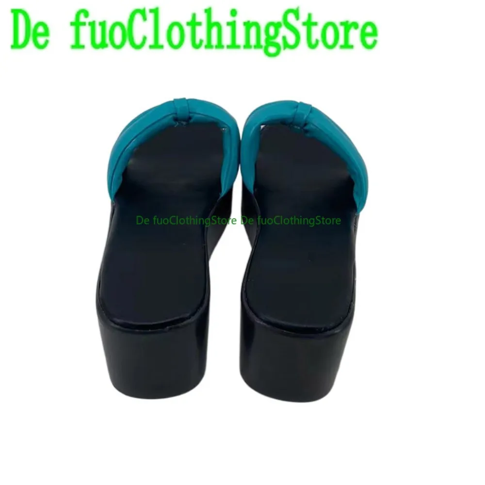 DefuoClothing 블루 아카이브 쿠로미 코스프레 신발 애니메이션 게임 할로윈 의상 파티 소품 신발