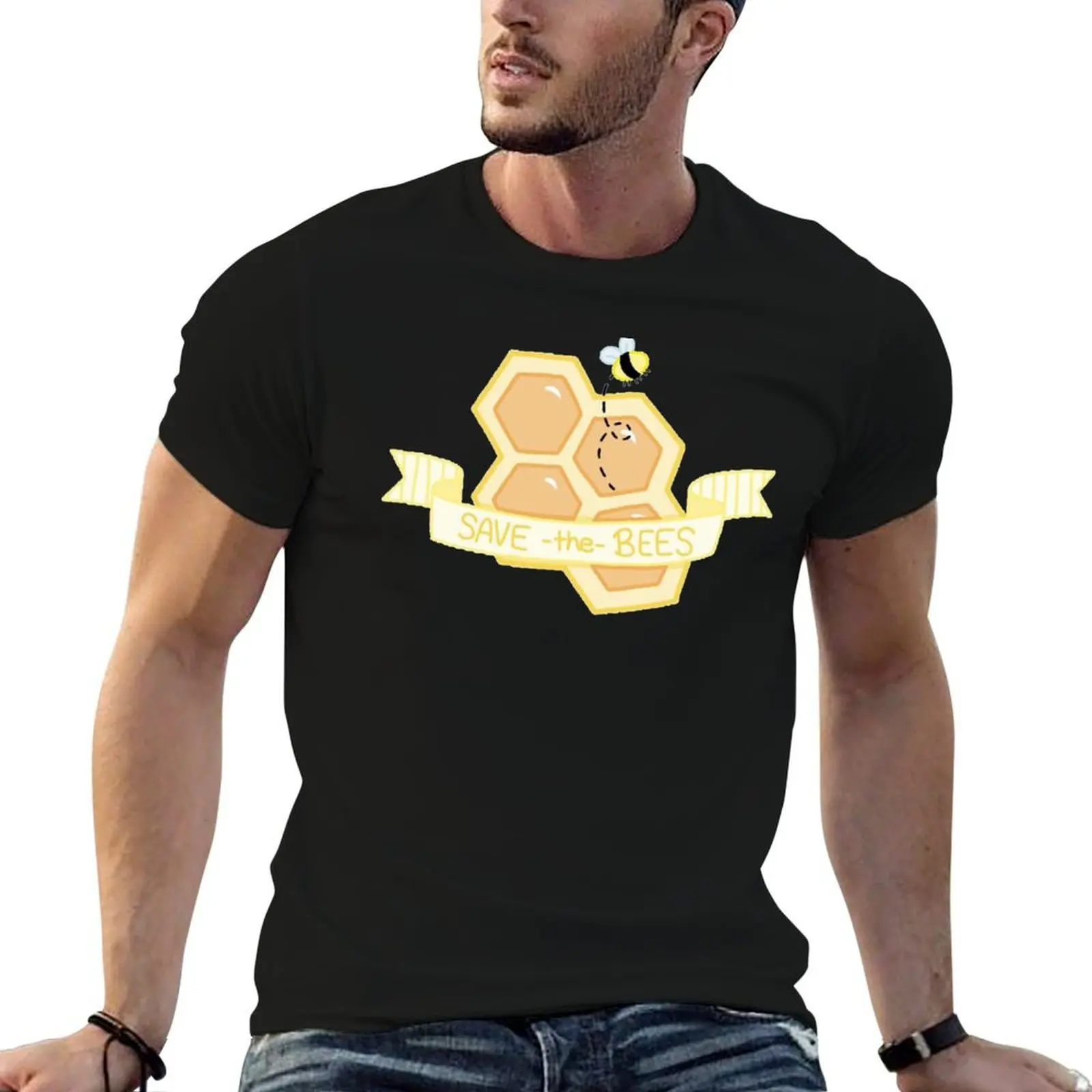 

Save the Bees T-Shirt man t shirt cotton t shirt man cotton T-Shirt