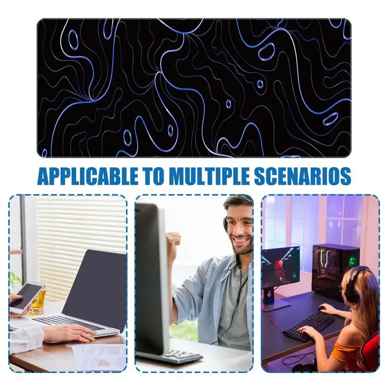 Antislip Toetsenbord Pad 31.5X11.81 Inch Groot Toetsenbord Pad Opvouwbare Rubberen Basis Muismat Groot Spel Muismat Voor Computer Helper