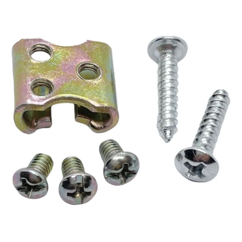 Car Universal Central Lock Rod Connector Clip Screw Accessories Connection Chuck with Motor Link Hook