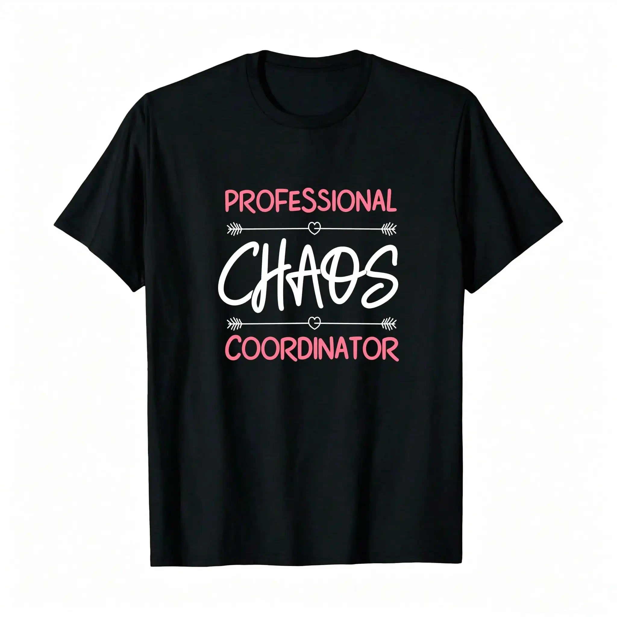 Funny Chaos Coordinator Mom Teacher Parenting Gift For Women Pullover _,Breathable And Comfortable Short-Sleeved Round-Neck Top, Suitable For All Seasons, Everyday Wear For Women