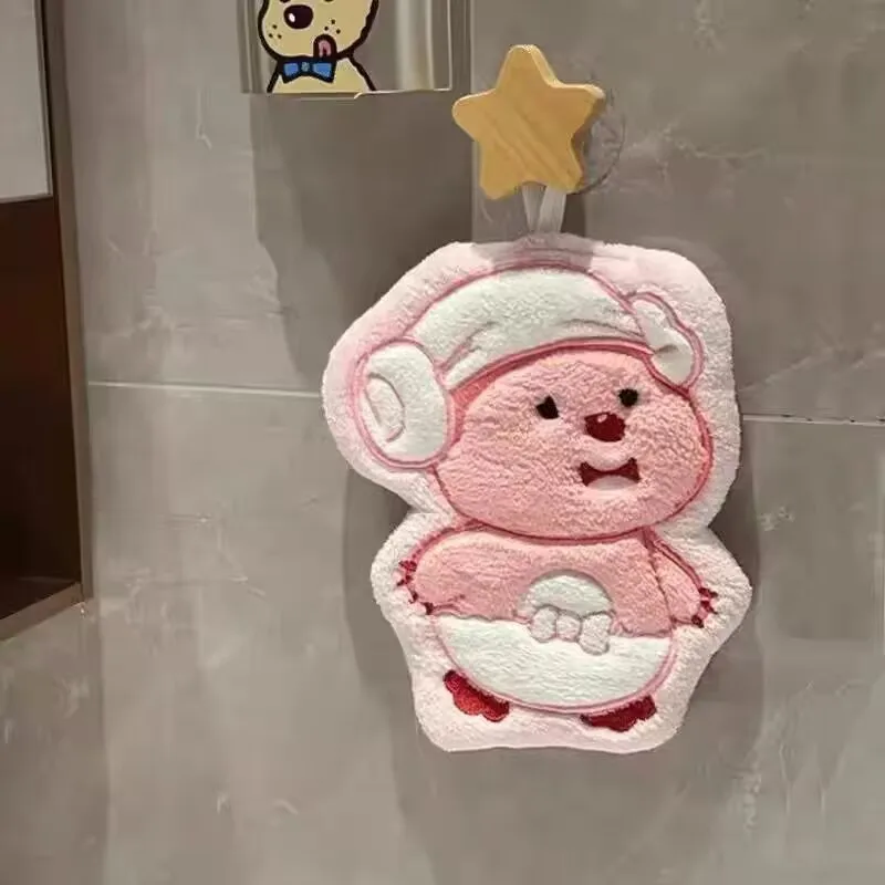 Loopy Towel Cartoon Niedliches, schnell trocknendes, wasserabsorbierendes, verdicktes, stilvolles, personalisiertes, hochwertiges Handtuch für Küche und Bad – Detail 4