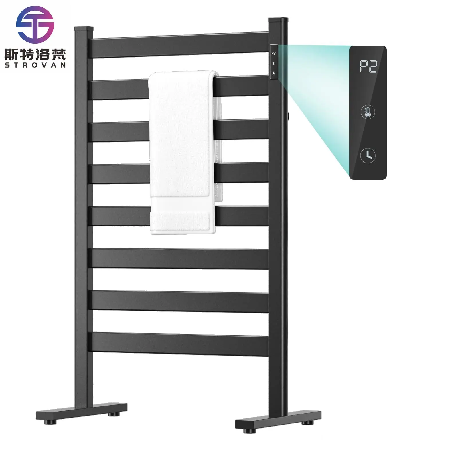 

Smart Bathroom Towel Dryer Heater Rack - Wall-Mounted Space Aluminum Radiator Electric Towel Warmer