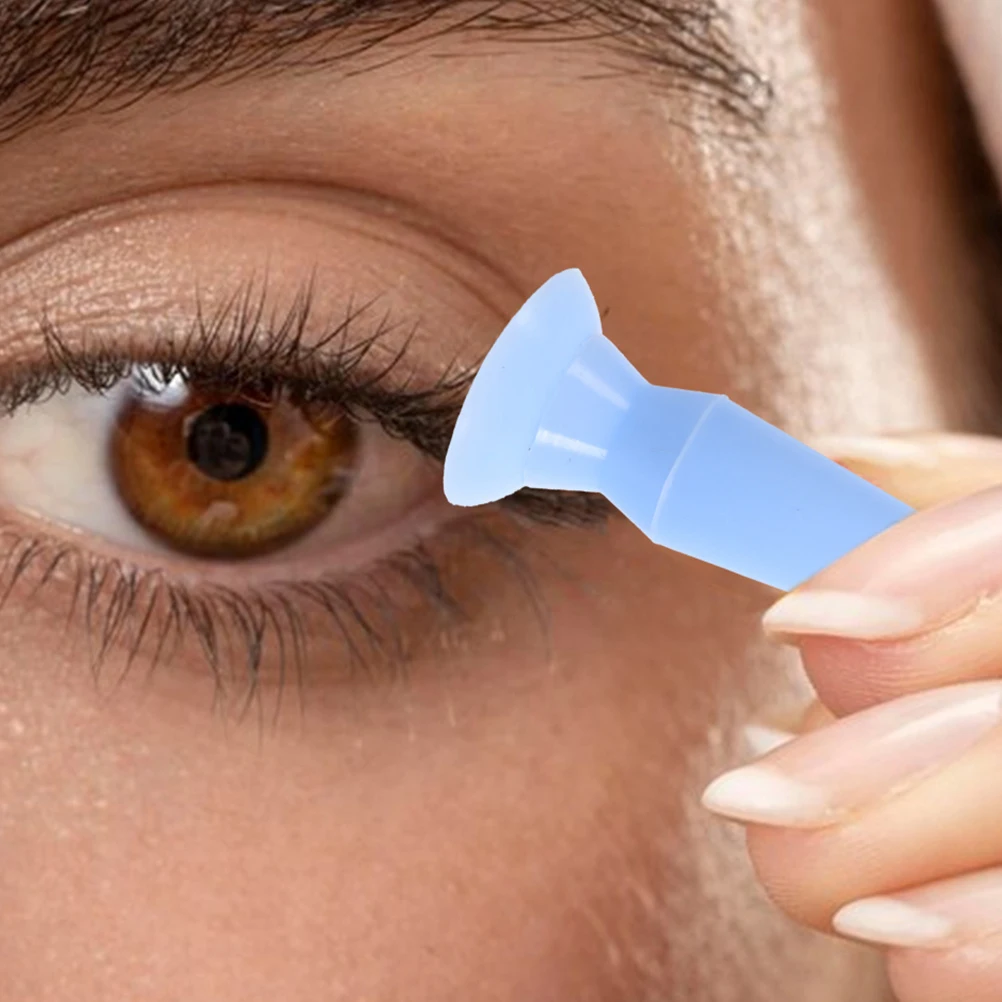 مجموعة واحدة من غطاء حماية مقلة العين من السيليكون رفيع للغاية وخفيف الوزن وغير ضغط، مناسب لدرع العين الآمن للمراحة #5