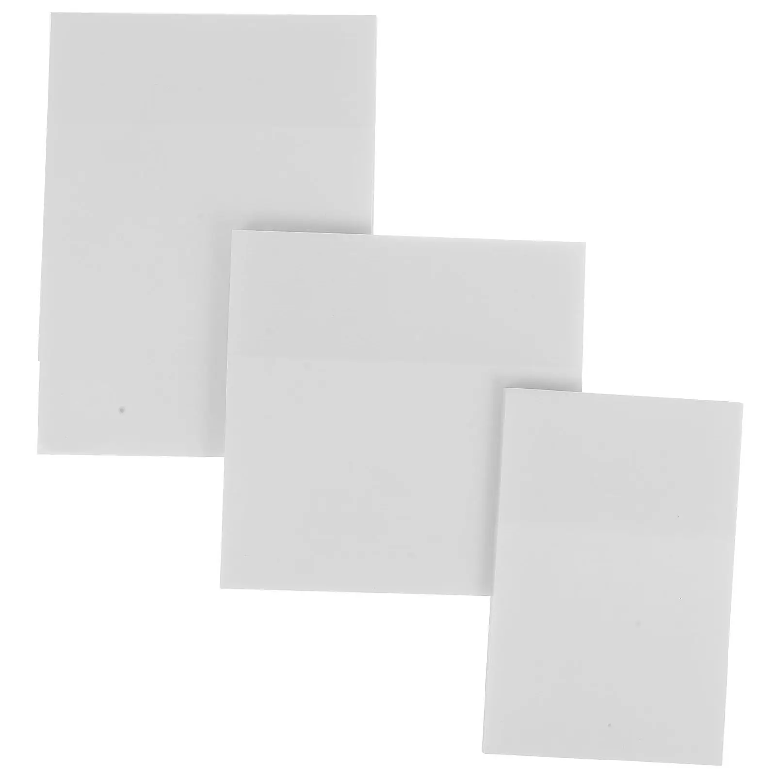 

3Pcs Transparent Memo Notes Reusable Clear Easy Peel Reposition School Supplies Book Annotation Tabs Study