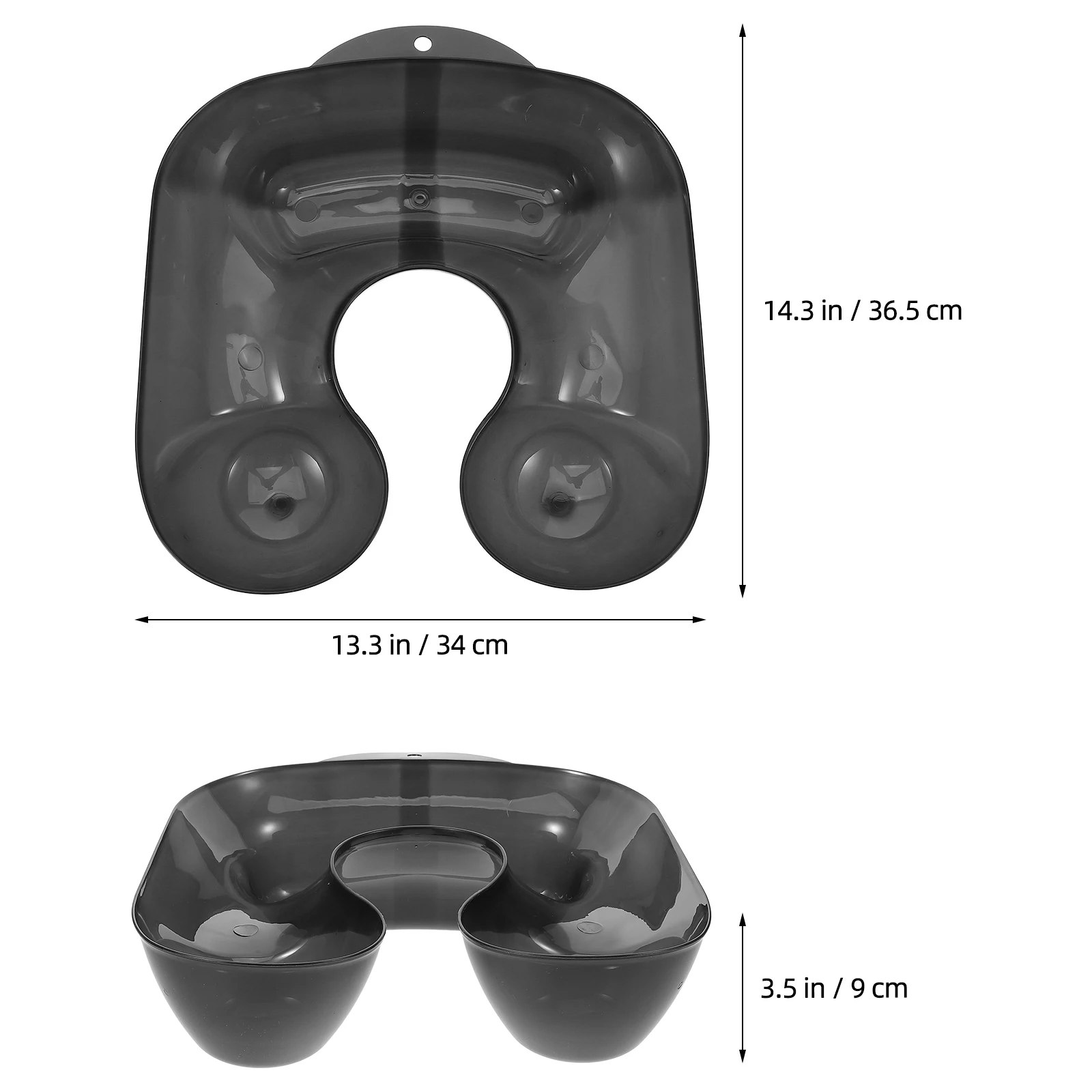 

Reusable Hair Dye Neck Tray For Salon Hair Washing Shoulder Rest Perming Neck Protector Lightweight Smooth Edge Comfortable For