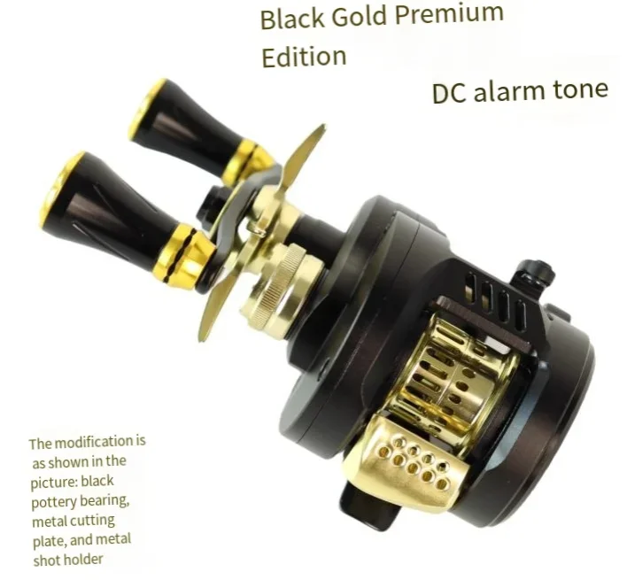 Gao Tu DK100 Micro Drum Wheel Engraving Edition 6.8 Speed Ratio Magnetic Brake 3.5kg Unload Force 1.5g Start Throw