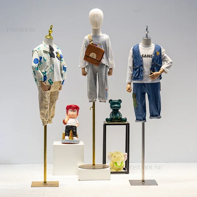 Children's Half-length Mannequins Clothing Store Men&women Children Clothes Display Rack Cloth Cover DIY Apparel Sewing Supplies