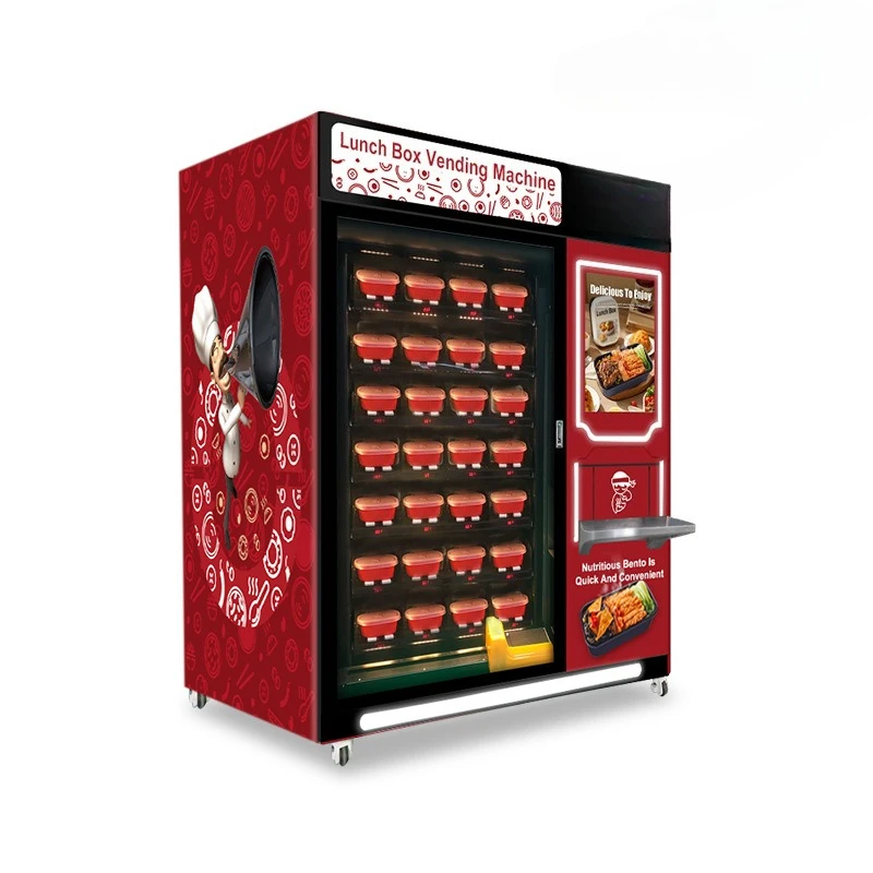 Lunch box vending machine, pre-made dish, pastry, breakfast vending machine, self-service cake vending machine, intelligent