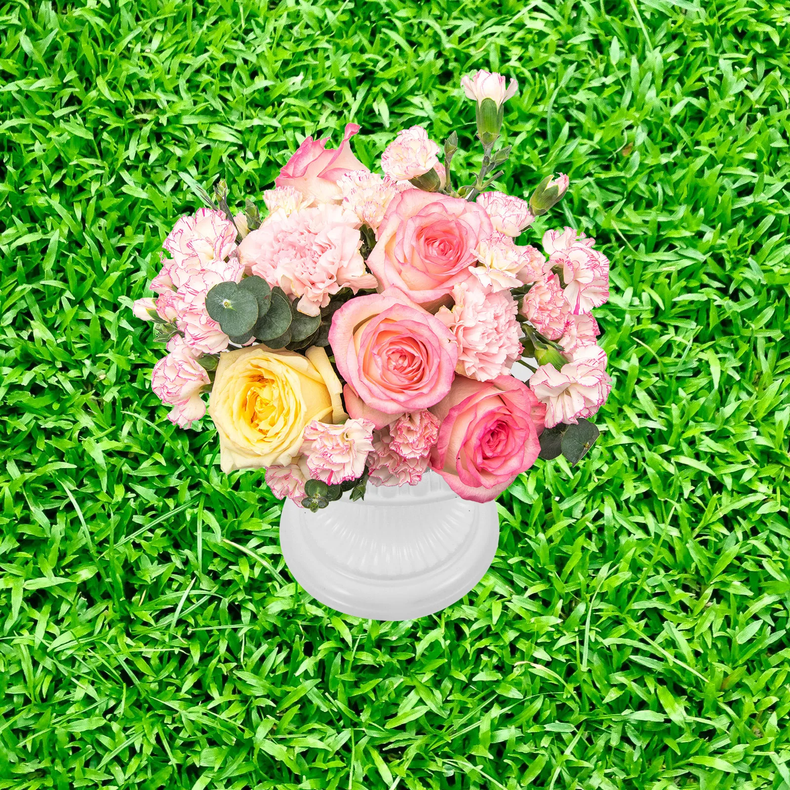 

4Pcs Delicate European Flower Pot Roman Column Design Planter for Garden Patio Wedding Flower Container Multi-Purpose Plant Pots