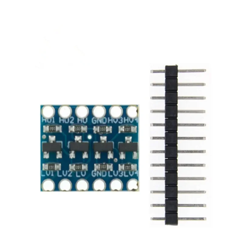 10 PCS 5 V a 3,3 V 4 canais IIC I2C Conversor de nível lógico Módulo bidirecional