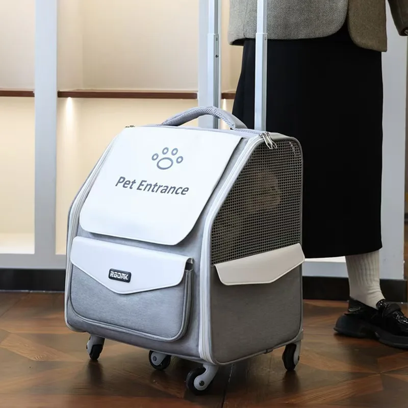 

Сумка-переноска для животных: большая, портативная, складная, для путешествий на открытом воздухе, тканевая сумка-рюкзак для кошек, зоотовары