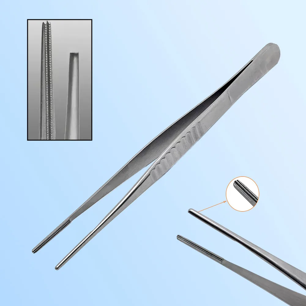 

Debakey Atraumatic Tissue Forceps for Vascular Microsurgery Neurosurgery and Precision Medical Procedures