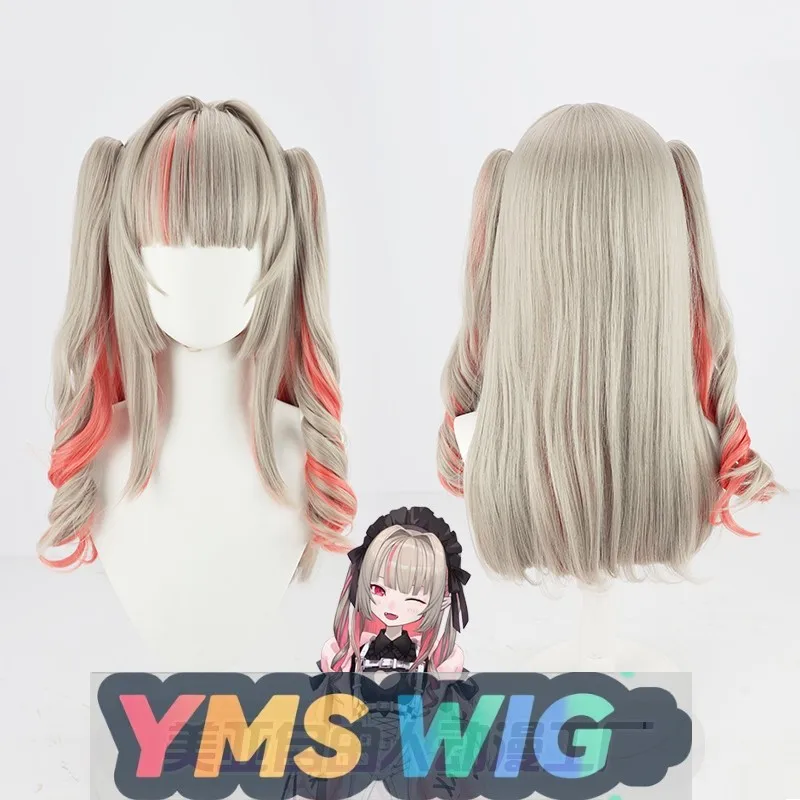 

【YMS WIG】Веселковое общество, виртуальный Youtuber Demon Realm Liliem, парик для косплея, костюм горничной, игра