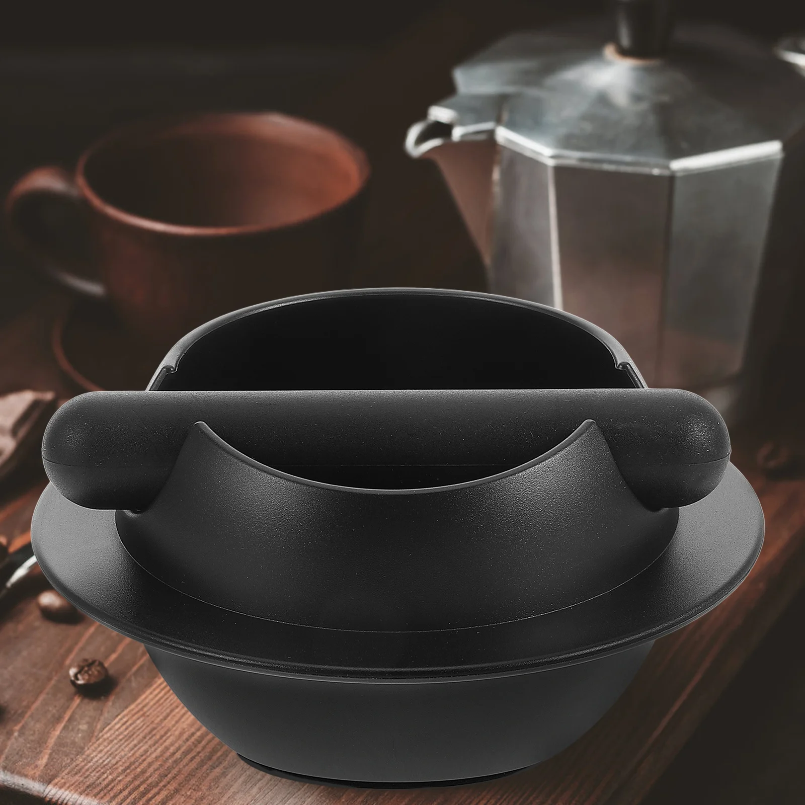 

Coffee Grounds Container 6.8 Inch Large Capacity Espresso Non-Slip Base For Coffee Grounds Disposal Bin Trash