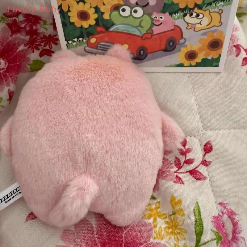 Porte-clés à breloques pour sac, 1 pièce, mignon cochon rose, Bacon, poupée en peluche, pendentif de marionnette à main, jouet Animal en peluche doux pour tous âges