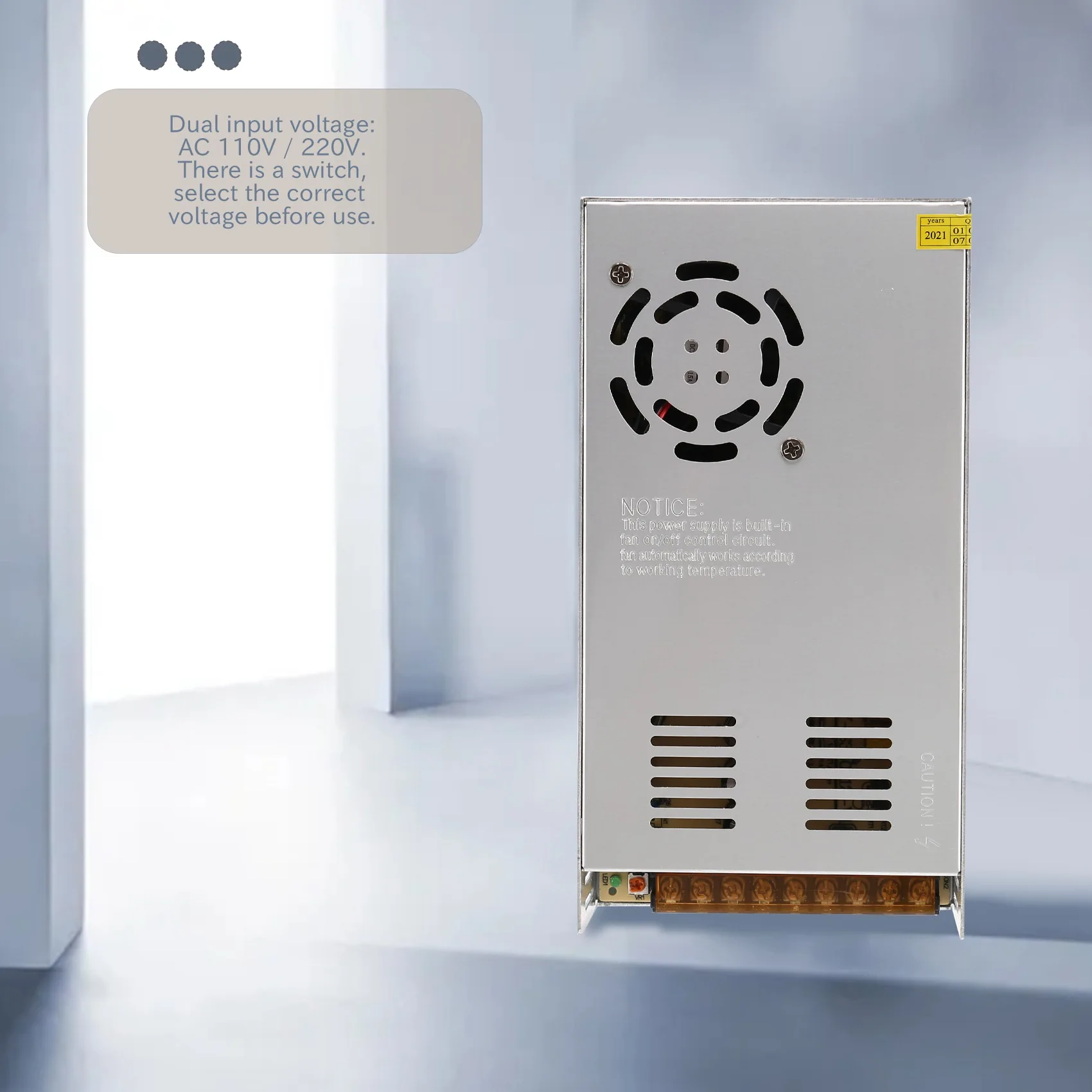 

RALCA-AC 110V / 220V To DC 48V 8.3A 400W Voltage Converter Switch Power Supply For LED Strip