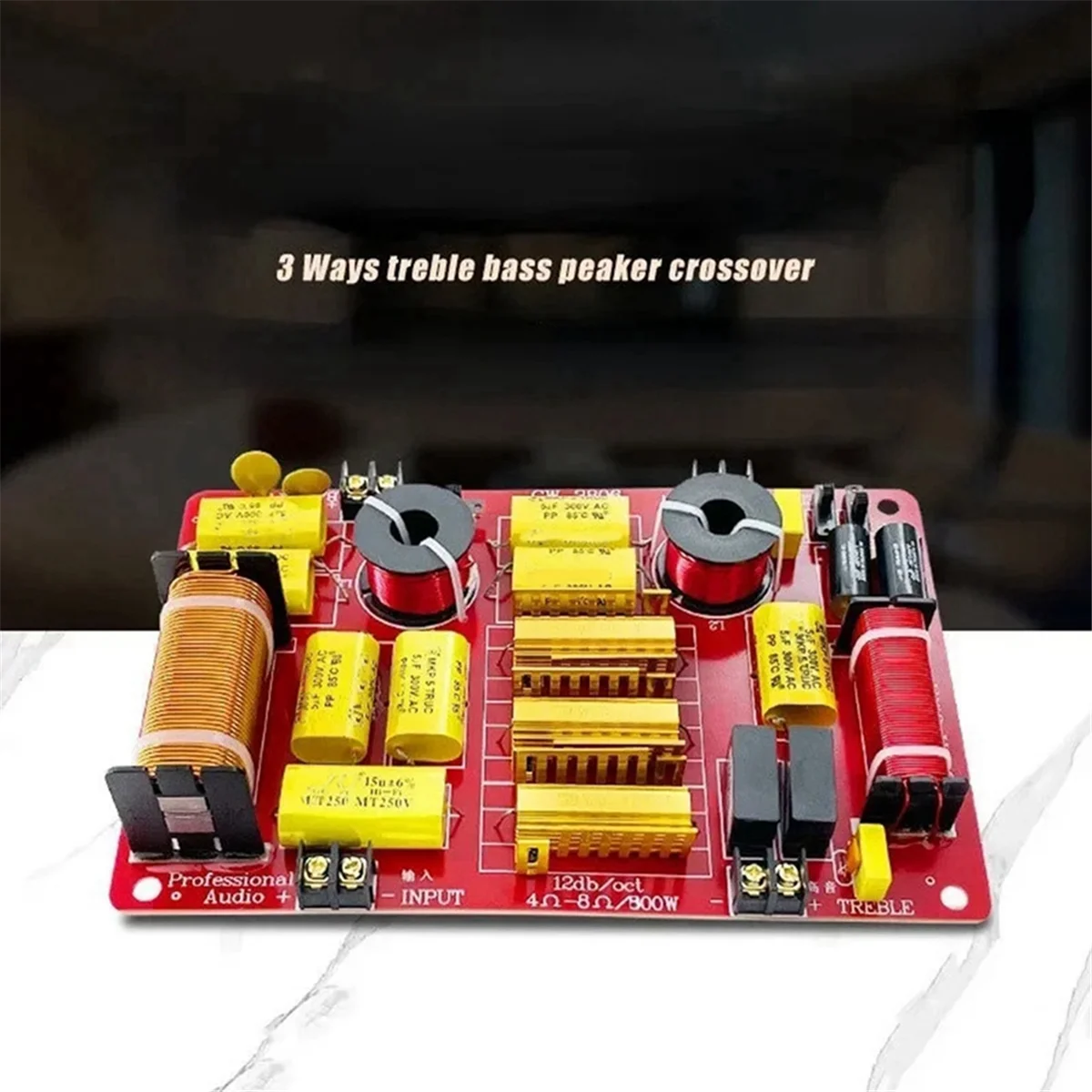 HHTL Frequency Divider Card Box High-Power High-Fidelity High-Middle-Low Three-Way Sound Divider