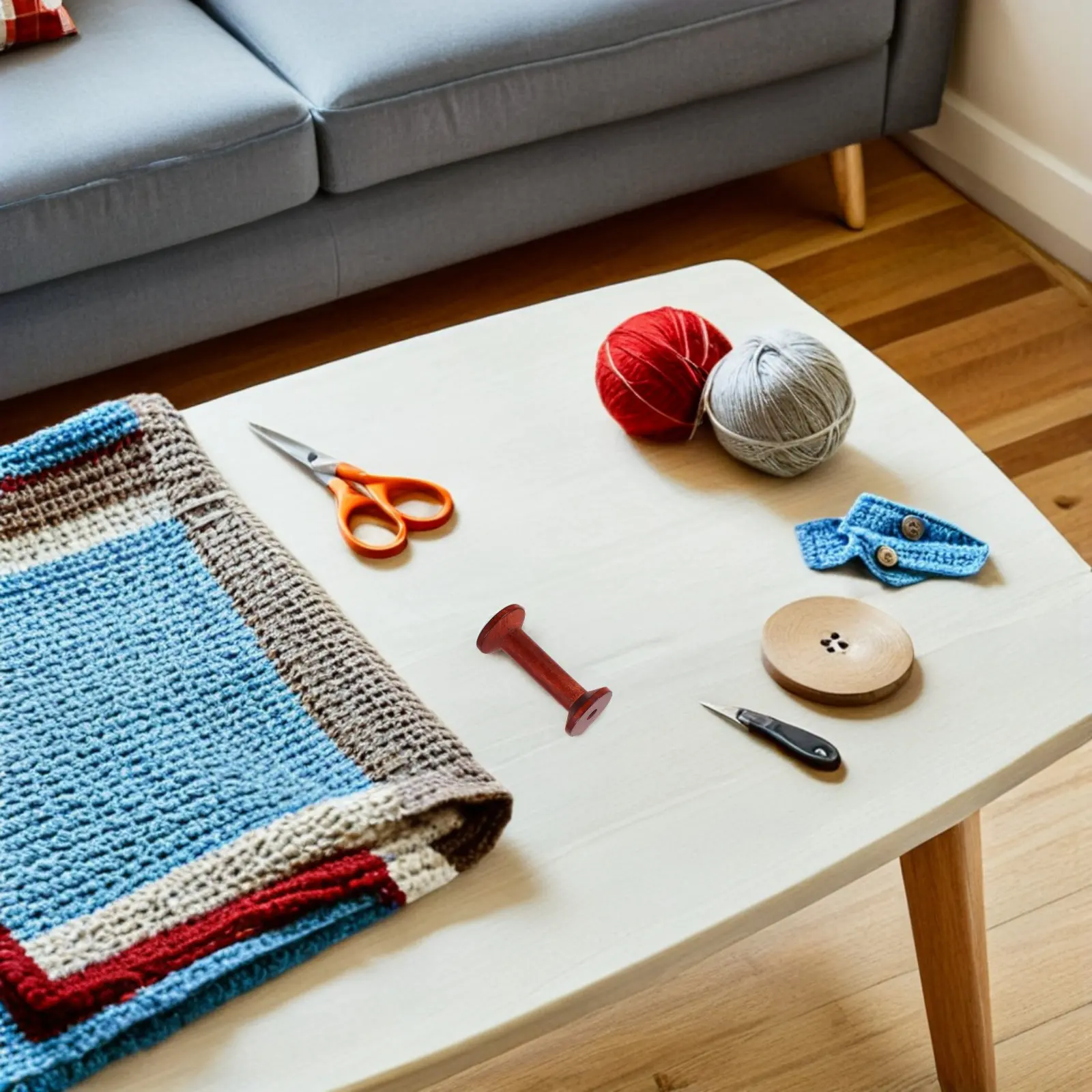 

Набор из 5 деревянных катушек для рукоделия: органайзер для ниток, пряжи, проволоки, бисера, лент, шнуров, для шитья и творчества