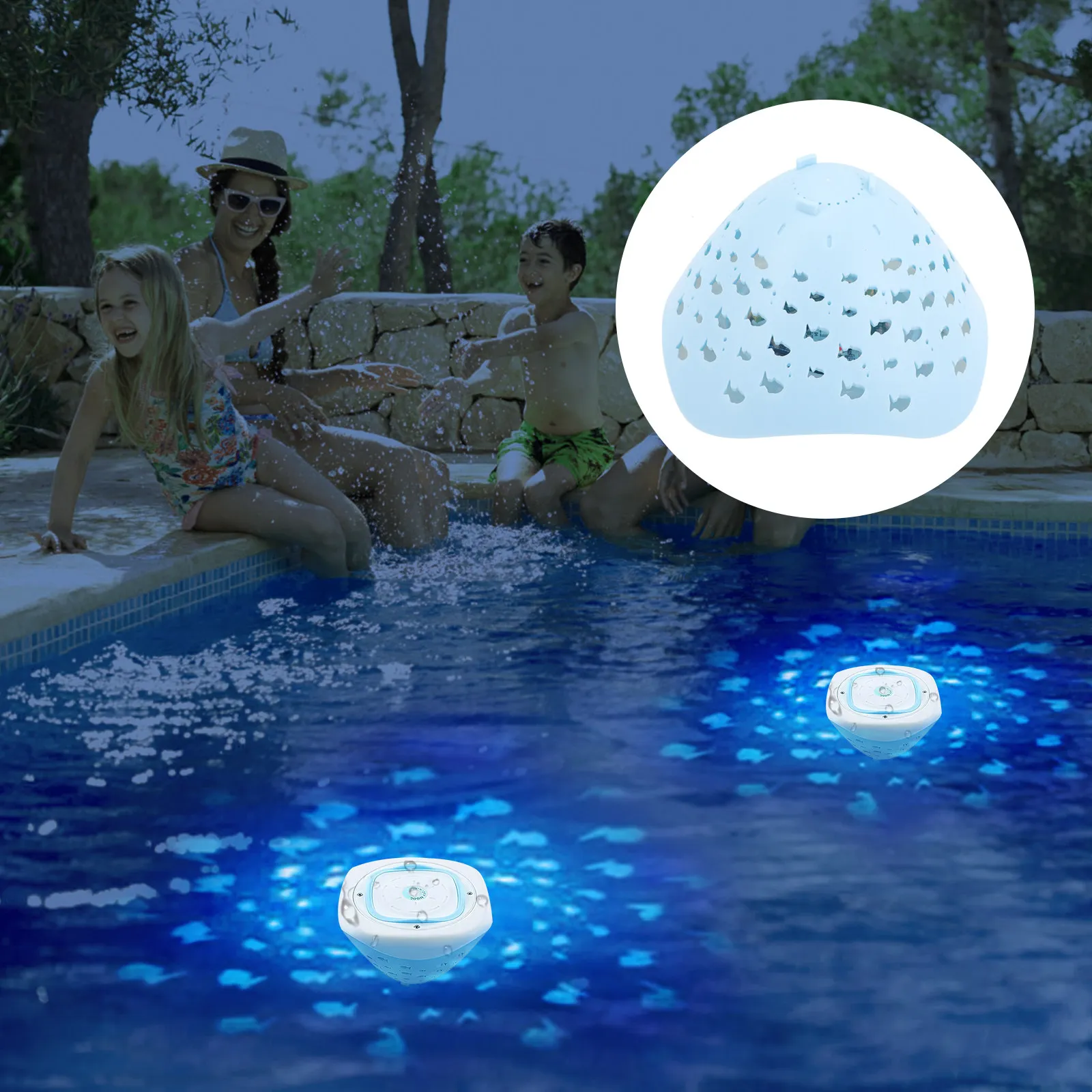 

Подводный светодиодный светильник для бассейна, водонепроницаемый, для бассейнов, аквариумов, фонтанов, ваз, декора для вечеринок, меняющий цвет, атмосферный свет