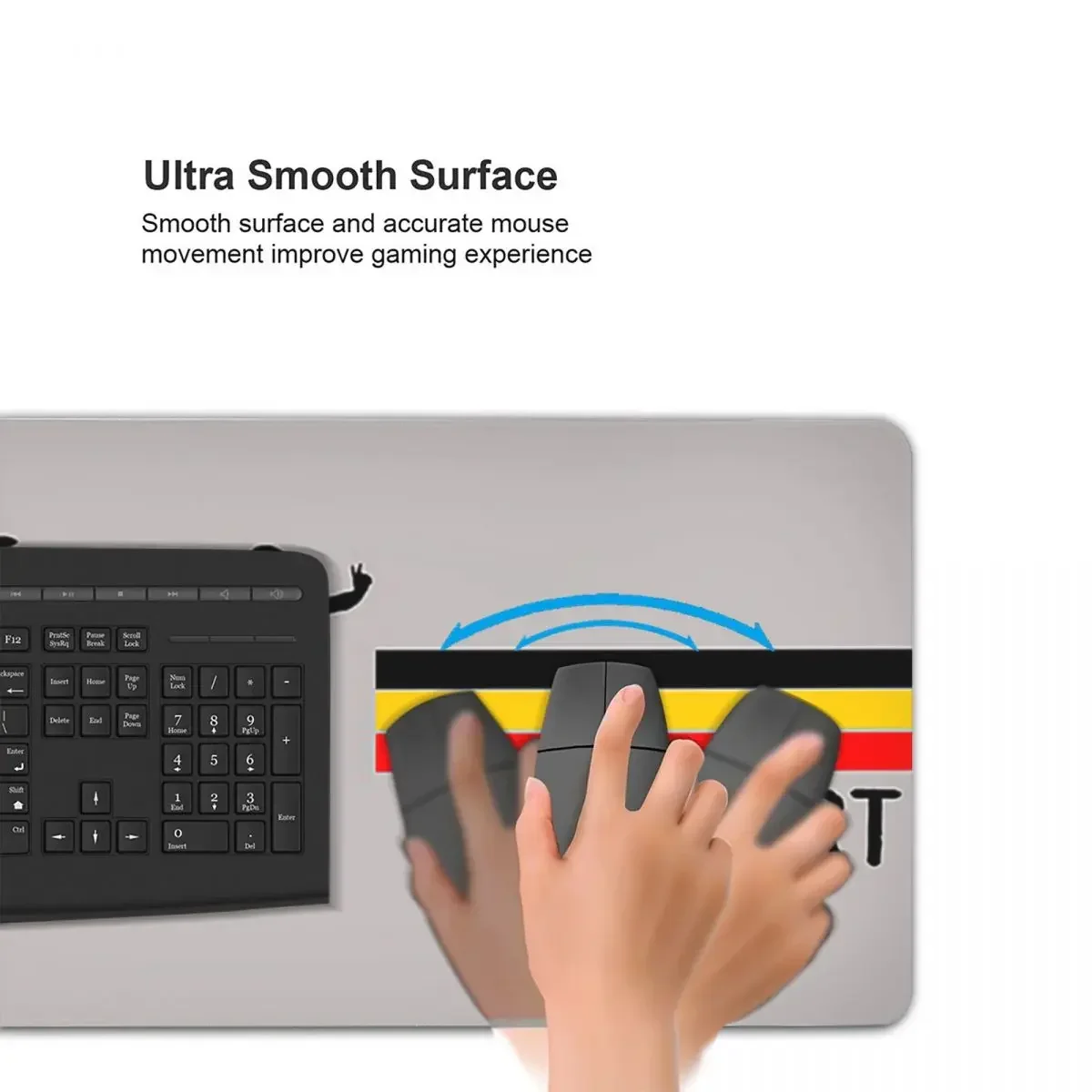 Mathieu Van Der Poel 大型マウスパッドコンピュータキーボードマウスマットゲーマー PC ラップトップデスクマットオフィスアクセサリーテーブルマット