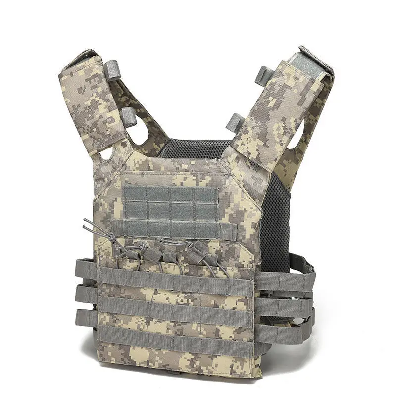 Nylon taktische Weste Körperschutz Jagd träger Airsoft Zubehör Kampf Molle Camo Cosplay Armee Weste cs Spiel Dschungel Ausrüstung