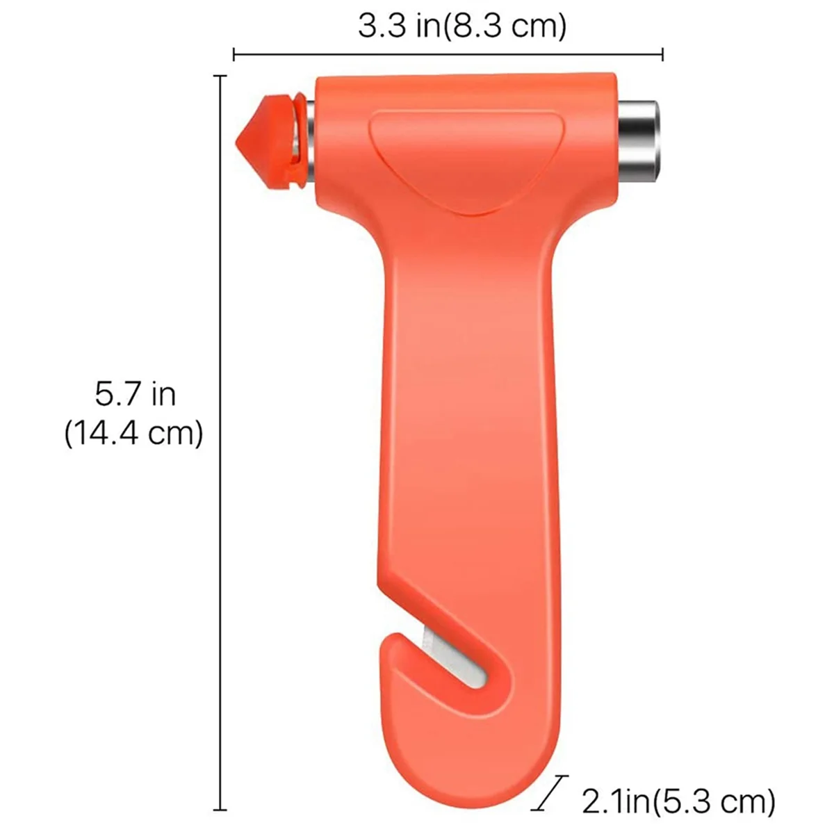 4-Piece Rescue Tool Safety Hammer for Safety Belt Window Switch, Suitable for Cars and Vehicles.