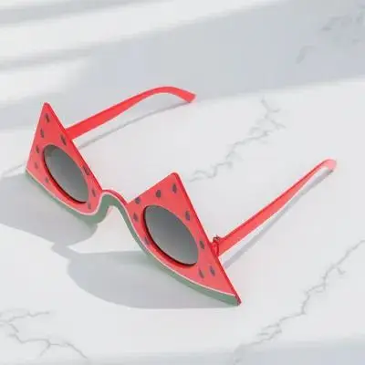 

Watermelon Sunglasses Funny Luau Party Glasses Tropical Fruit Eyewear Hawaii Photo Props Beach Festival Costume Accessories s
