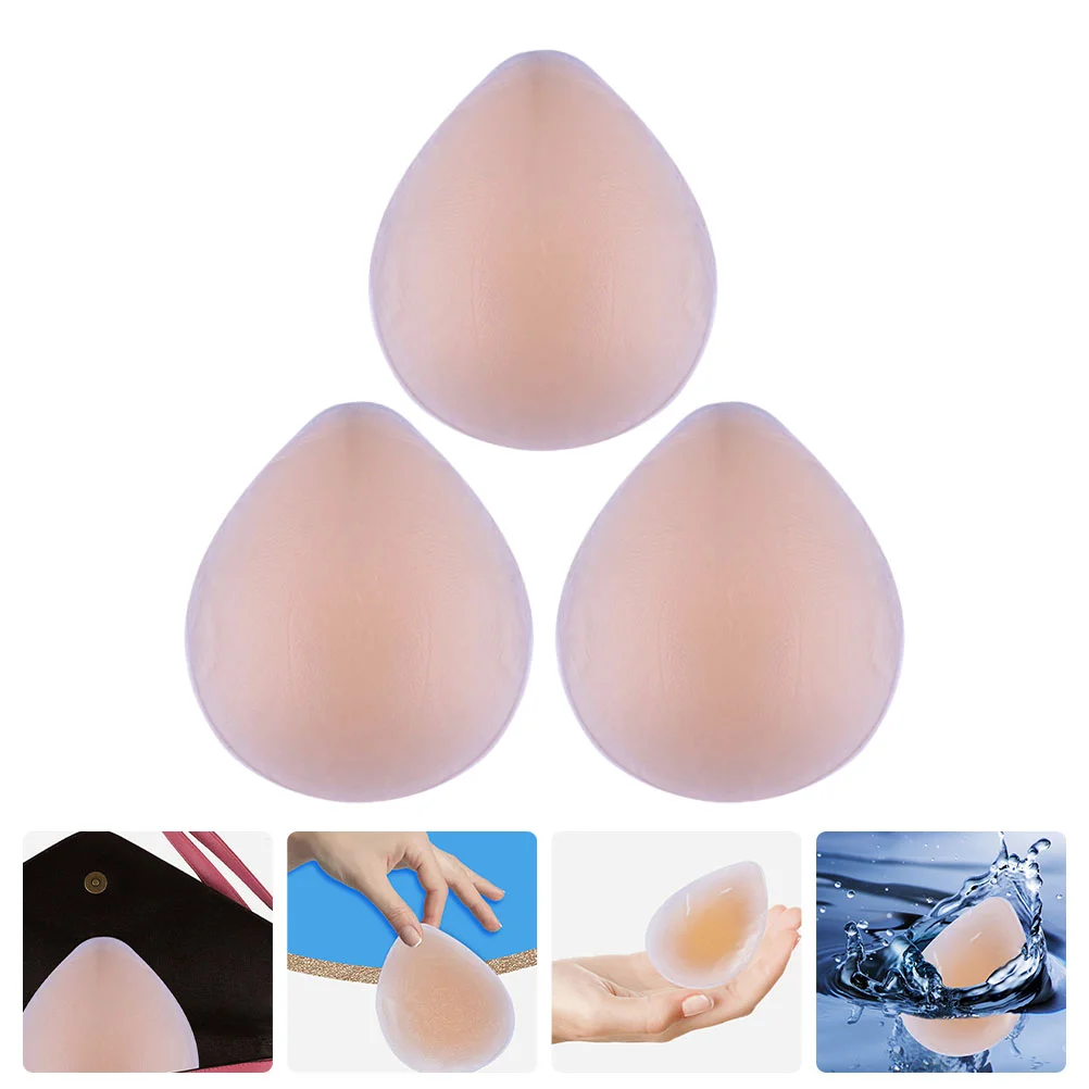 

3 Pcs Pasties Women's Private Parts Screen Protector Guard Dress Wedding Concealer Silicone Pad Woman Miss