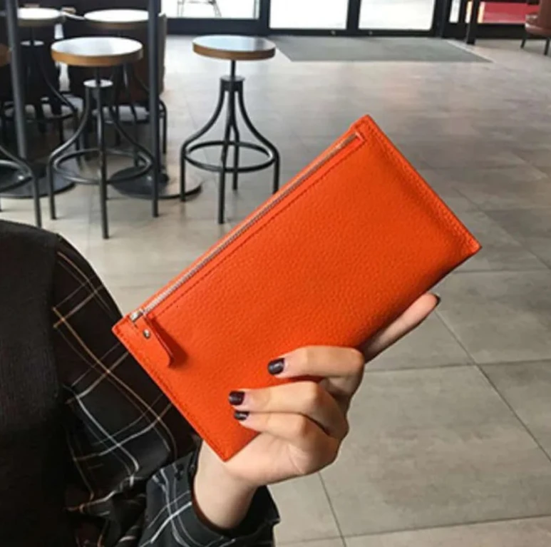 

Women Long Style New Ultra-thin Clutch Wallet Niche Design Exquisite High-end
