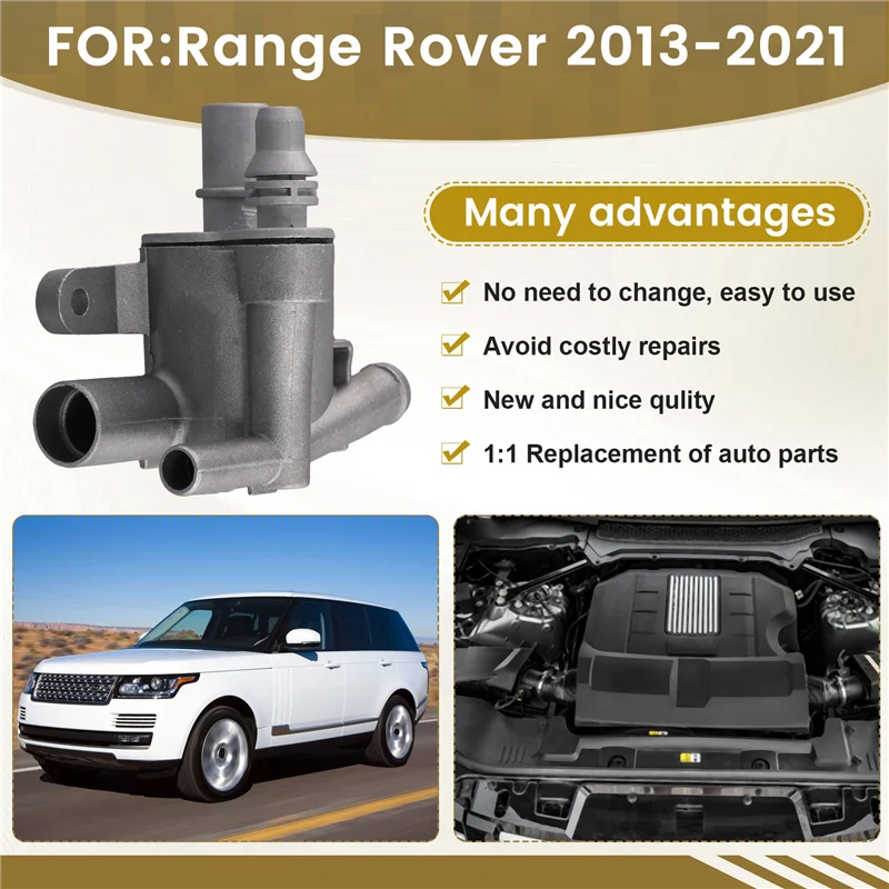 Ingenious-Aluminum Alloy Oil Coolant Liquid Separator LR093489 JDE38626 For Land Rover Range Rover For Jaguar