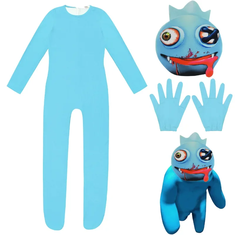 Regenboog Vriend Spel Kids Halloween Kostuums Jongens Meisje Cosplay Bodysuit masker Handschoenen Set Cartoon Carnaval Verjaardagsfeestje Kleding