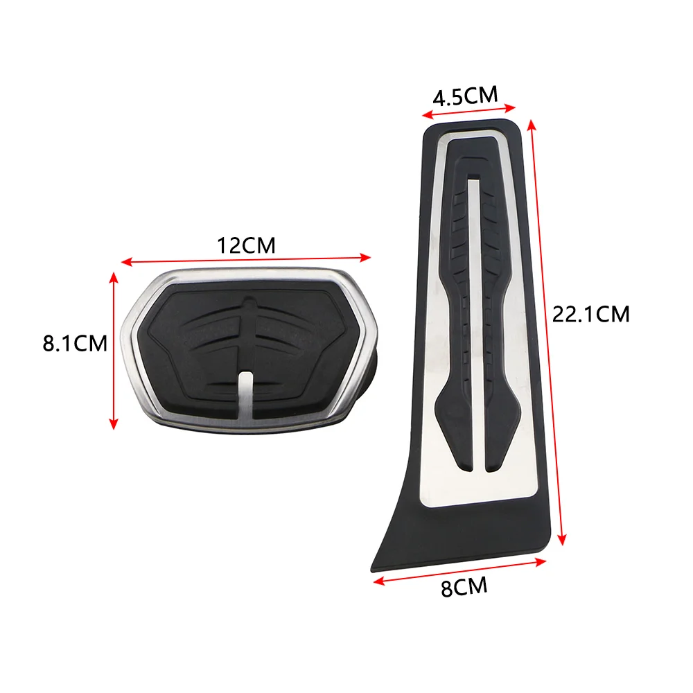 Auto Gaspedale für BMW x1 x2 f48 f39 f45 f46 f40 1 2 series mpv 220i lhd Bremspedal abdeckung Edelstahl – Detail 2