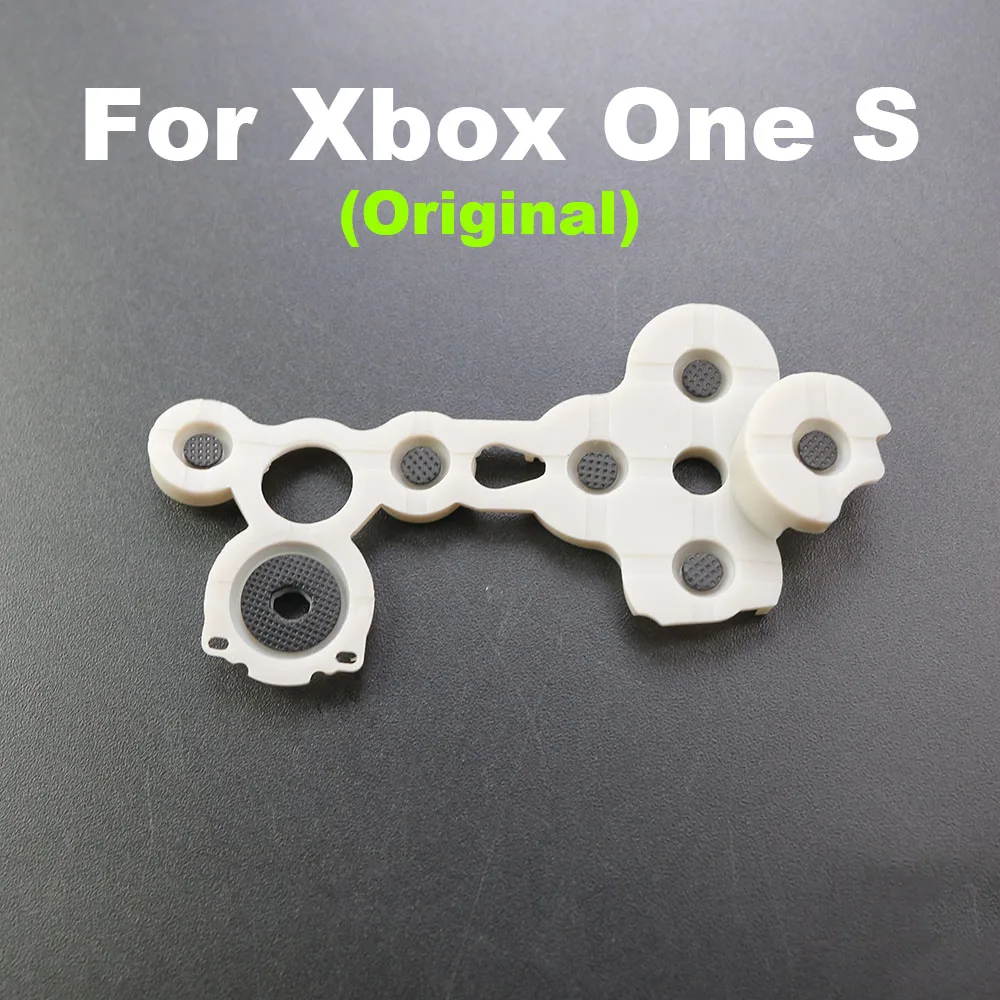 YUXI-Goma conductora de 1 piezas para Xbox Series X/S, controlador inalámbrico para Xbox One Slim / Elite V2, piezas de reparación de botones de