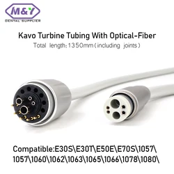 Dental 6holes Handpiece Fiber Optic Tube Fit Kavo Turbine tubing  With Light For Dental Chair Unit Parts