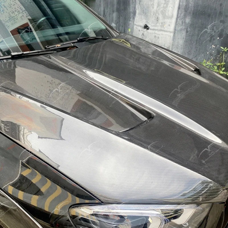 Body Kit Upgrade Top Style ForBenz GLE350 450 63 C167 Carbon Fiber Hood&Rear Diffuser&side Skirt&wheel Arche&front Spoiler/lip view 4