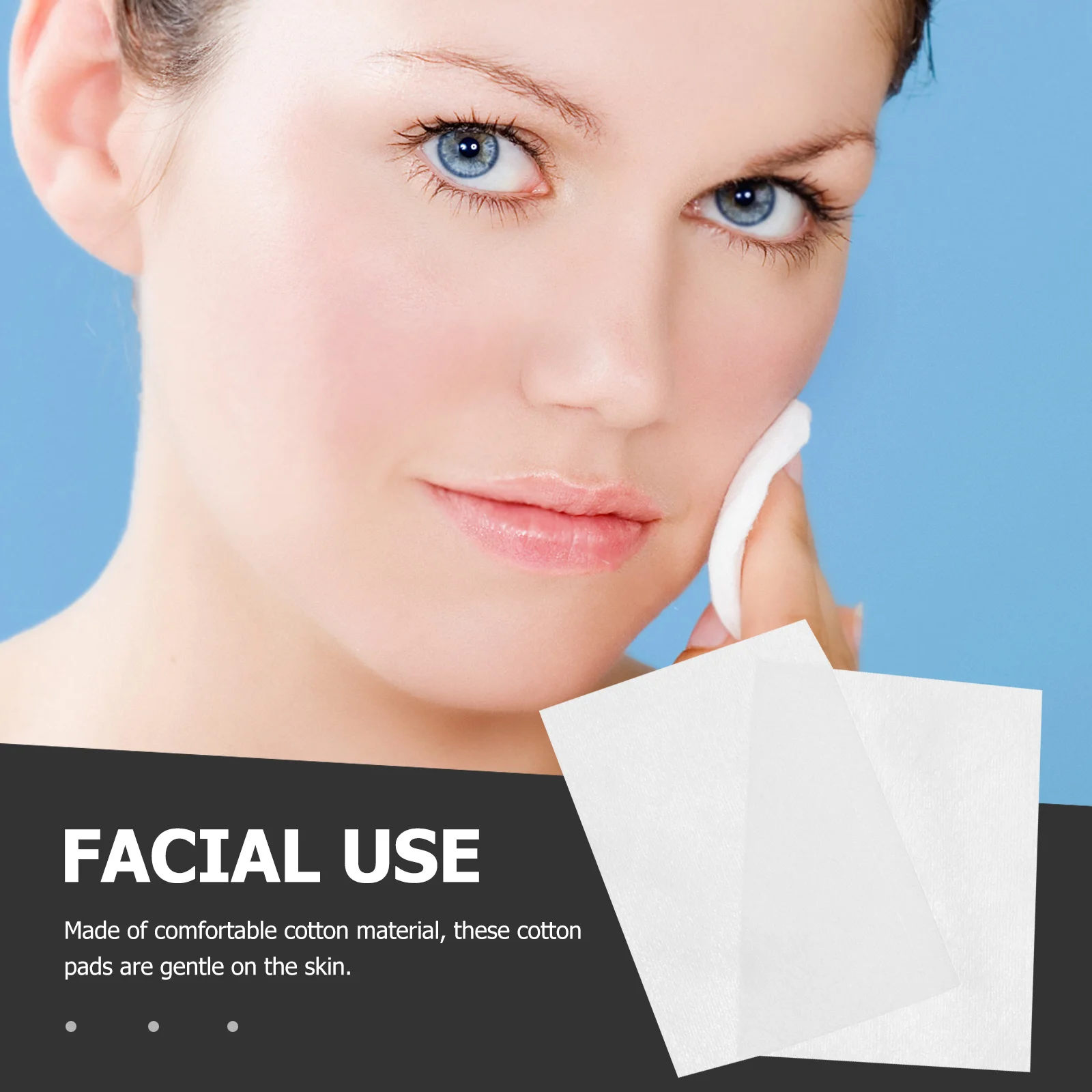 20 paquets de tampons de coton démaquillant tonique doux tampons de nettoyage du visage pour le visage démaquillant tampon coton doux serviette pour le visage