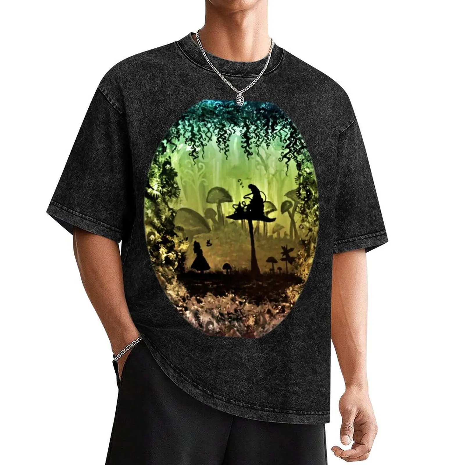 

Think Alice & Smoking Caterpillar T-Shirt valentines boutique clothes aesthetic clothes custom t-shirts men tshirt