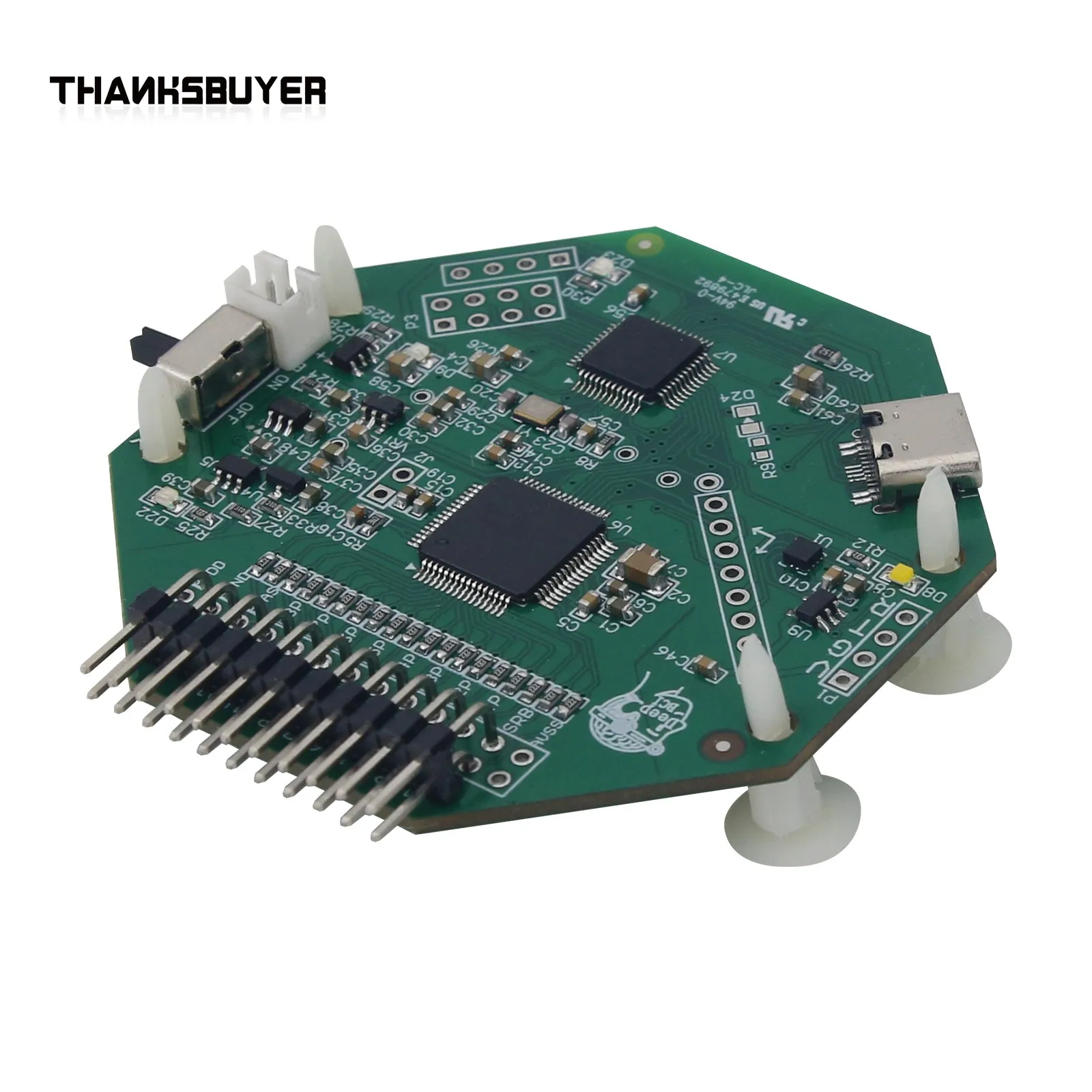 DeepBCI Brain Computer Interface (8-Channel BCI Board Wired) Compatible with Cyton+Daisy for OpenBCI