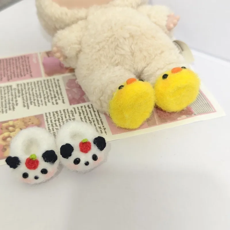 Gehaakte poppenschoenen Vervangingsschoenen voor Labubu Leuke cartoonkonijntje voor Labubu-serie 1/2/3