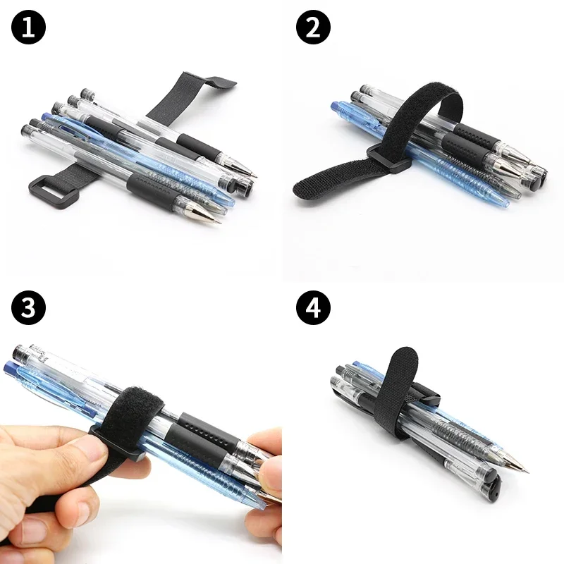 200/300/400/500mm Reusable Fastening Hook and Loop Securing Straps Durable Multi-functional Nylon Cable Ties Wire Organizer DIY