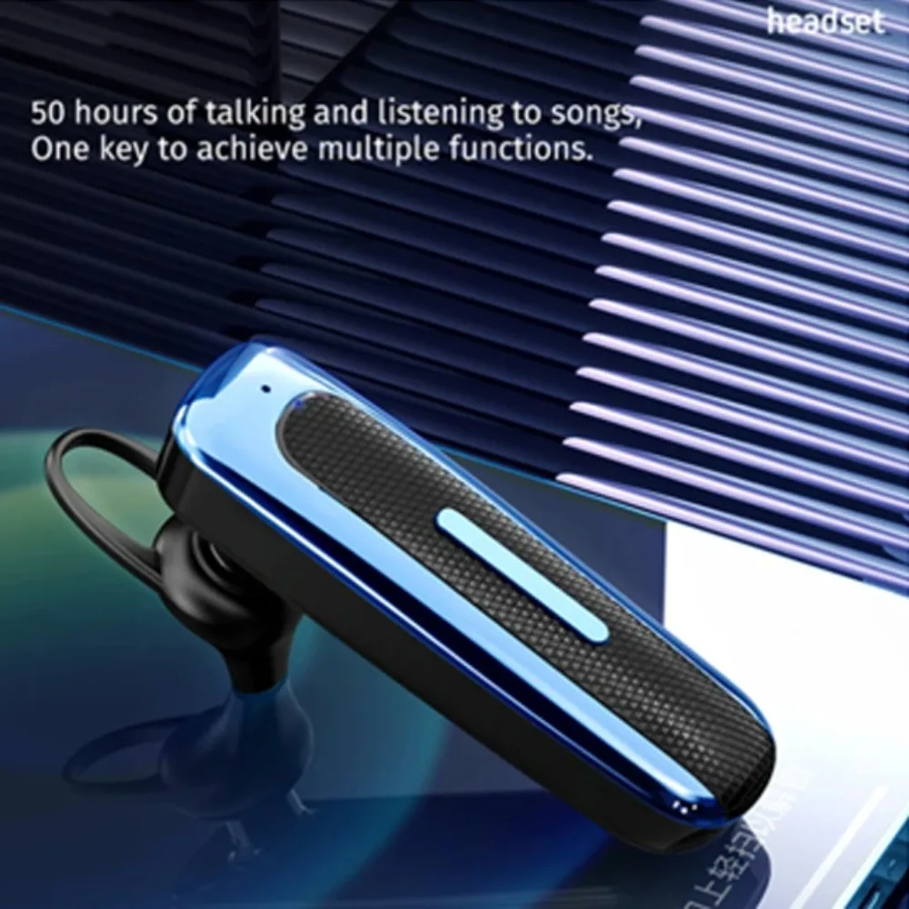 Ear Hook E1 Wireless Bluetooth Earphone Mic Earbuds Business Headphones Single Hands Free E1 Bluetooth Headset Listening Music