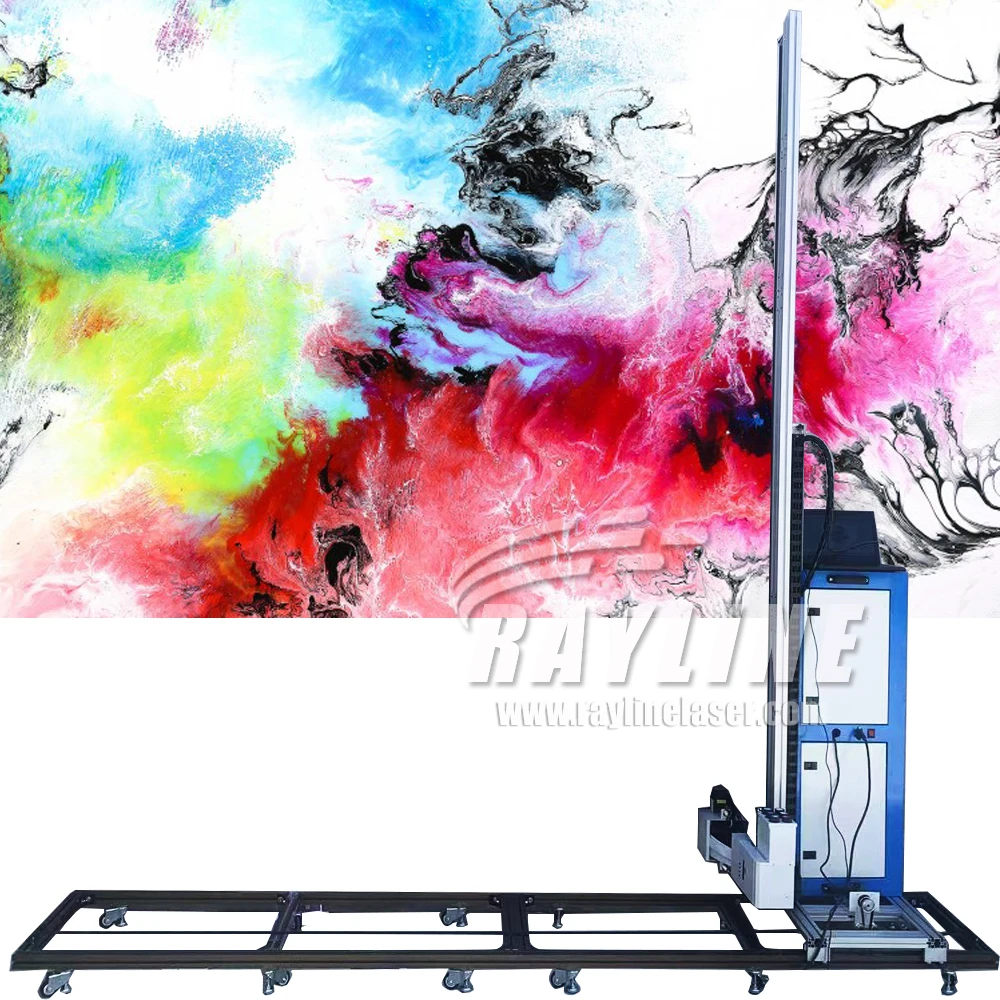 Dual Head 3D 5d Effect Home Decoration Large Format Floor Ground Wall Printing Machine