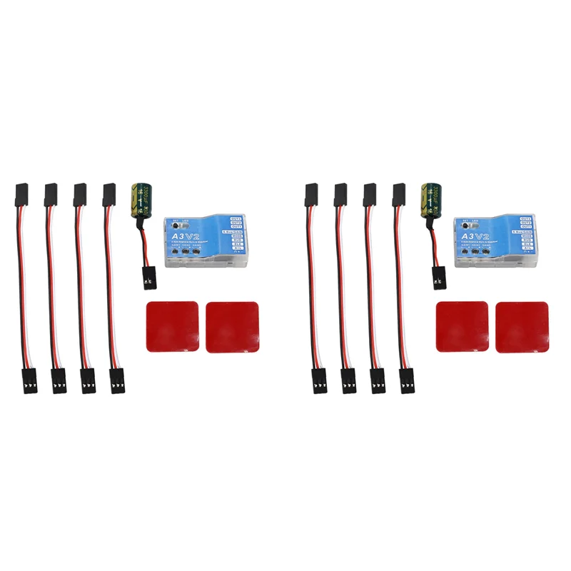 

【BRAND NEW】2X A3 V2 Flight Controller Stabilizer 4 Flight Modes For RC Airplane Airplane RC Metal Gift Accessory For RC Lovers
