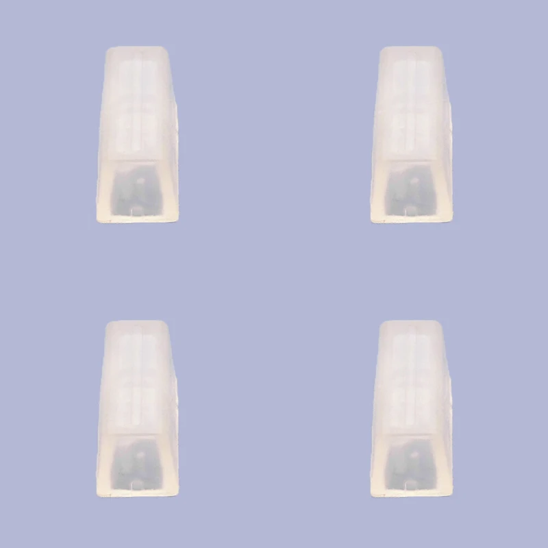 QK Juego de 4 Tapas para Fader de 22mm (Transparentes) para Pioneer DDJ-SX SZ, Rane 61 62 64 68, Denon