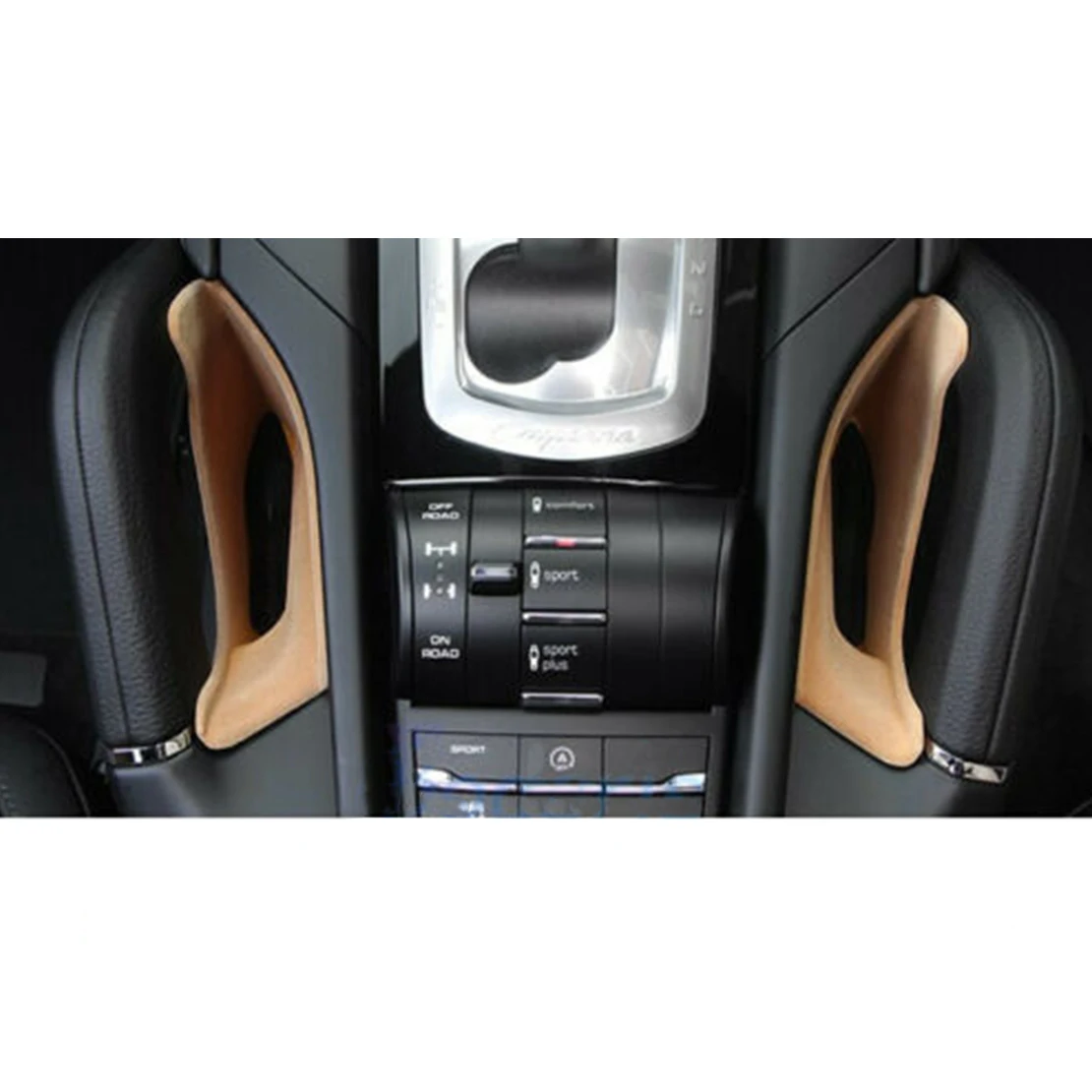 2 قطعة مسند الذراع المركزي البيج صندوق تخزين القفازات الداخلية الأوسط المنظم مقعد الجانب حامل صالح لبورشه كايين 2011-2017