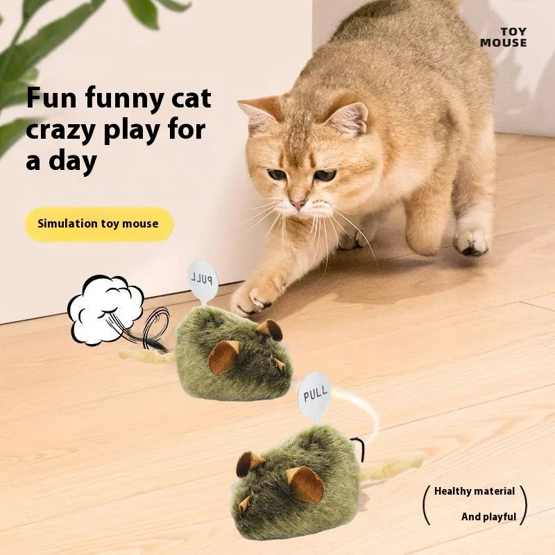 

Calling Mice Cat Toy – Electric Sound, Birdsong & Plush for Self-Play & Teething! toy