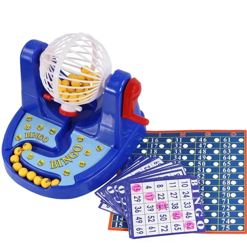 

[Funny] Parent-child Educational Toy Bingo Game Machine Ernie Lottery Machine Fun Puzzle Desktop Toys family board games GIFT