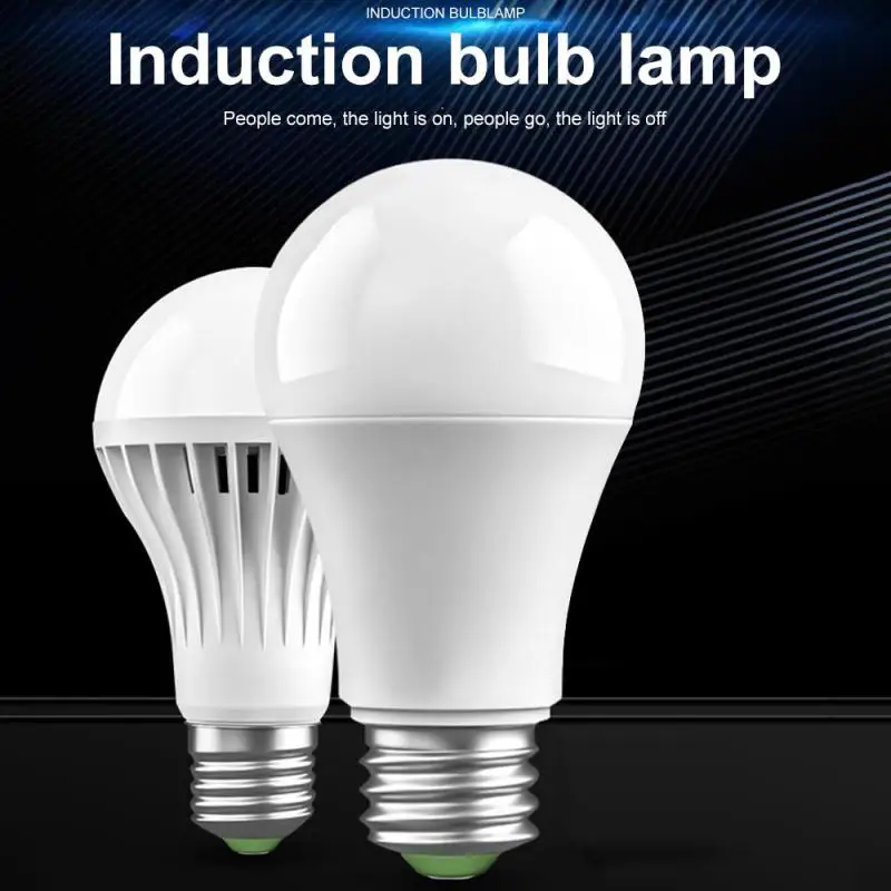 PIR Motion Sensor LED Light Bulb 220V 110V 12W 18W Smart Bulb Motion Activated ON/OFF Home Lights Lamp with Motion Sensor