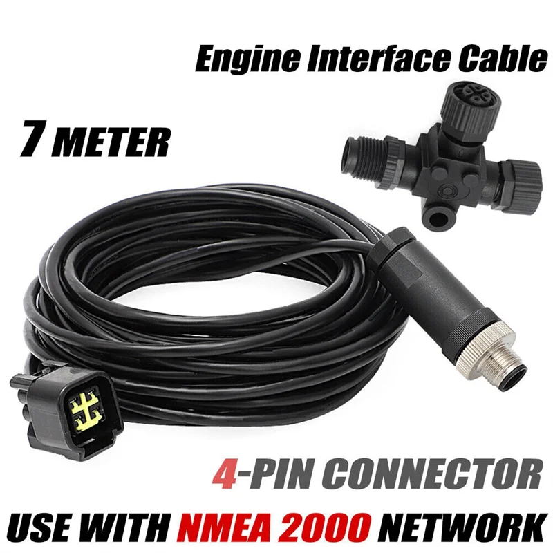

A03E-For Lowrance & Simrad 000-0120-37 Yamaha Engine Interface Cable NMEA 2000 7M & T Spare Parts Accessories